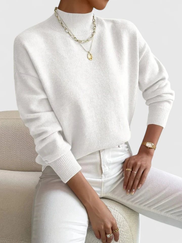 Marcha | Women's Elegant Turtleneck Knit Sweater