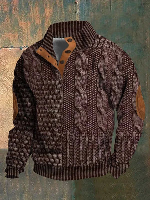 Elias | Men's Relaxed Crew Neck Winter Sweater