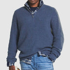 Marcus | Men's Zip Collar Classic Sweater