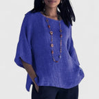 Ava | Women's Relaxed-Fit Round Neck Blouse