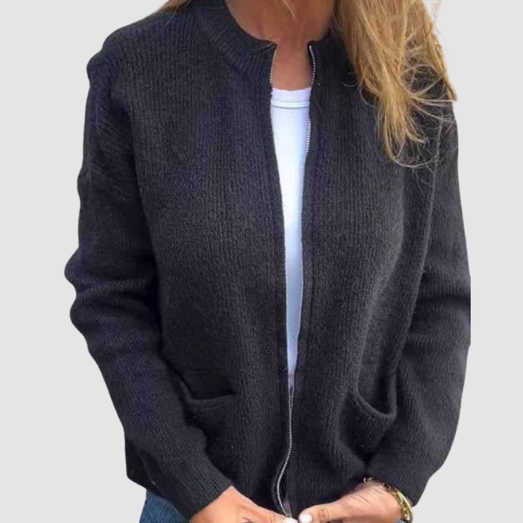 Signe | Women's Relaxed-Fit Longline Cardigan – Autumn Layering