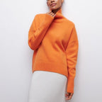 Romy | Women's Turtleneck Knit Sweater – Winter Style