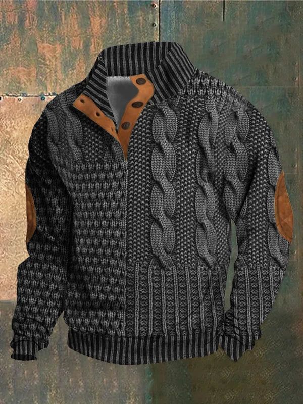 Elias | Men's Relaxed Crew Neck Winter Sweater