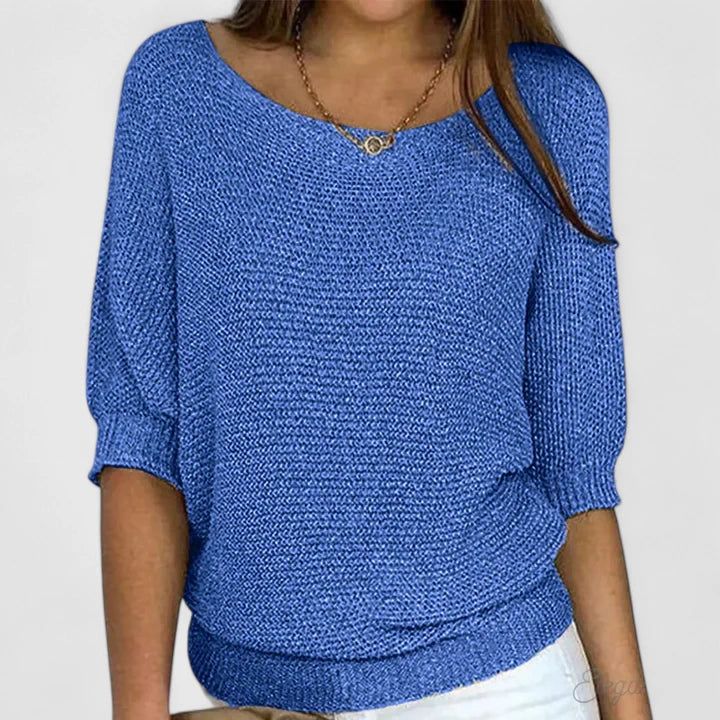 Isla | Women's Relaxed Crew Neck Comfortable Sweater