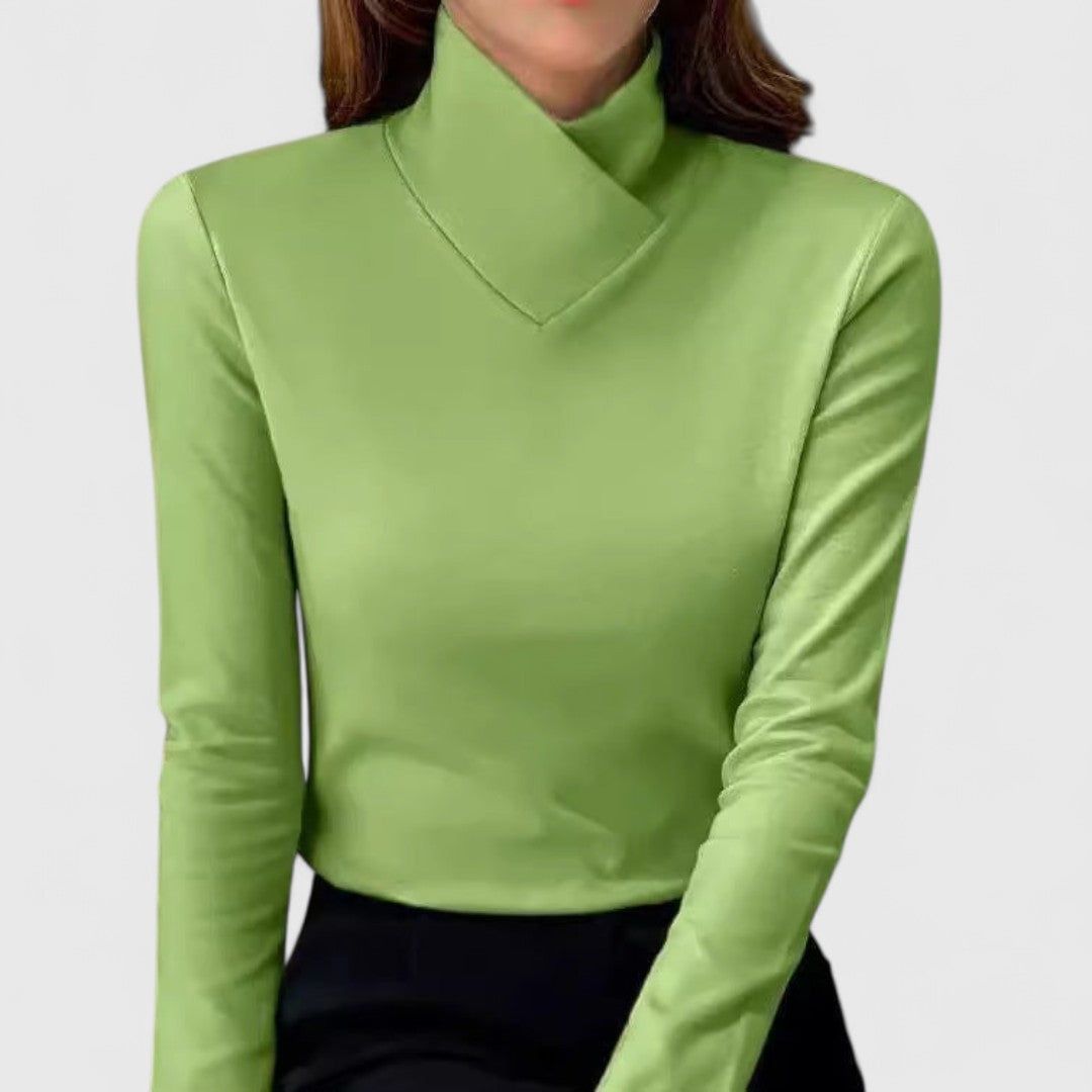 Clair | Women's Elegant Turtleneck Fitted Sweater