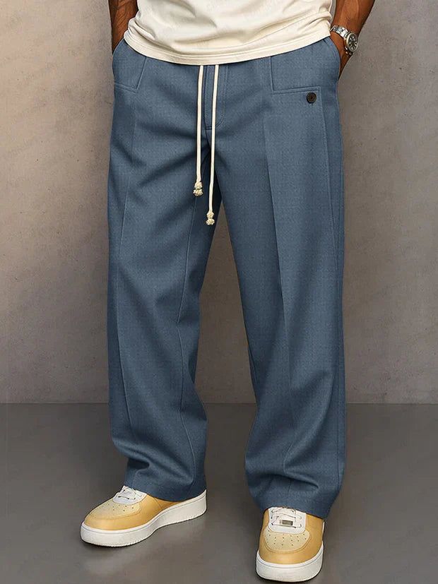 Sylvie | Men's Drawstring Trousers – Tailored Everyday Comfort