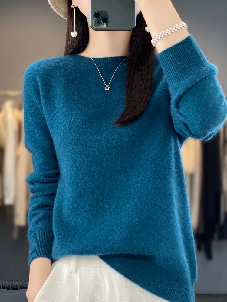 Ravena | Women's Oversized Pullover Sweater – Relaxed Fit
