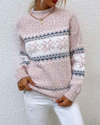 Pippa | Women's Nordic Pattern Knit Sweater