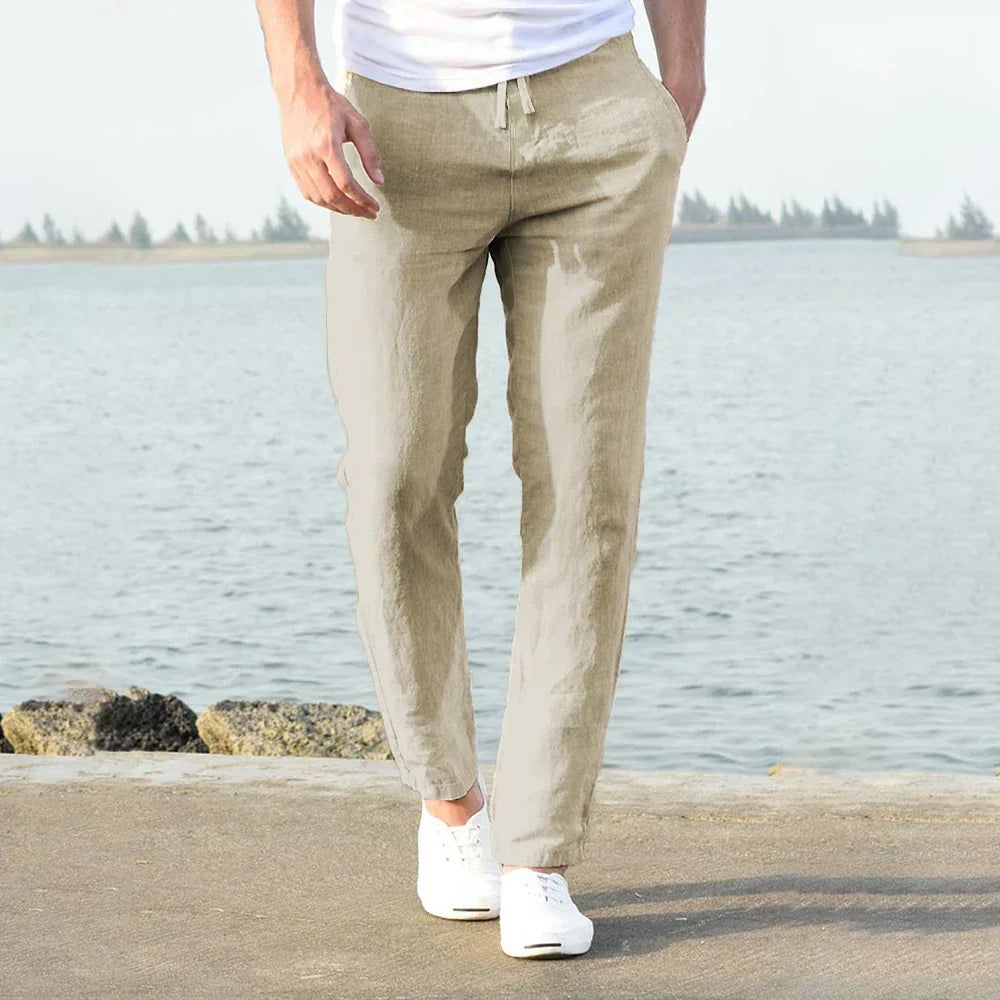 Maja | Men's Relaxed-Fit Trousers – Summer Casual Wear