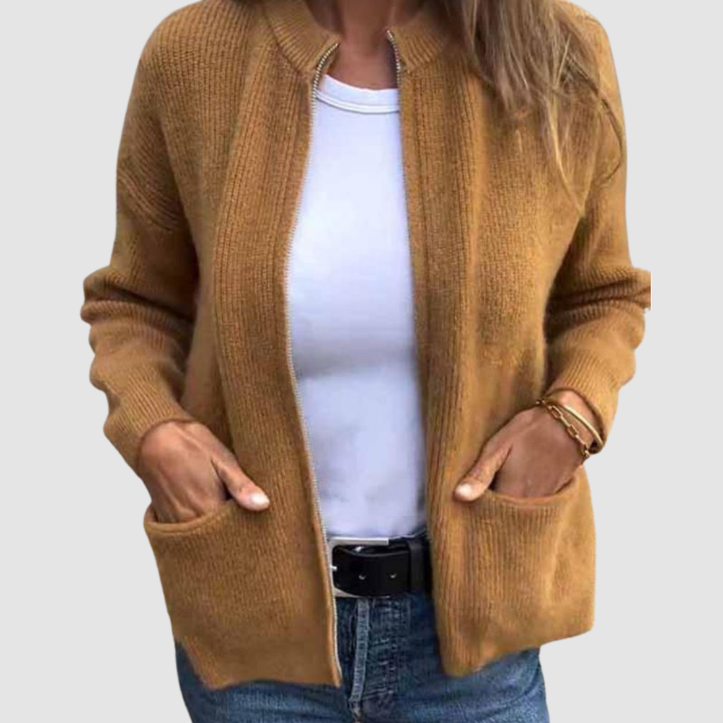 Signe | Women's Relaxed-Fit Longline Cardigan – Autumn Layering