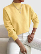 Marcha | Women's Elegant Turtleneck Knit Sweater