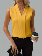 Bente | Women's V-Neck Sleeveless Blouse