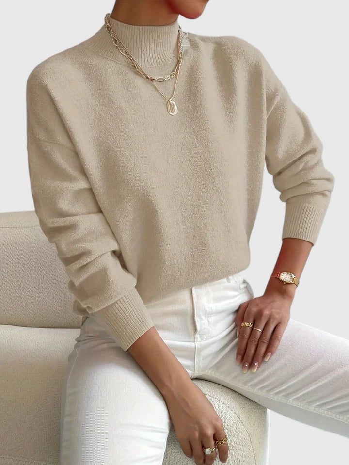 Marcha | Women's Elegant Turtleneck Knit Sweater