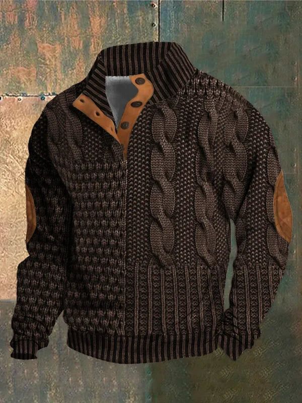 Elias | Men's Relaxed Crew Neck Winter Sweater