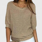 Isla | Women's Relaxed Crew Neck Comfortable Sweater