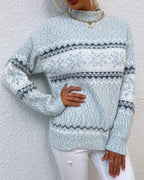 Pippa | Women's Nordic Pattern Knit Sweater