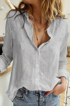 Annika | Women's Relaxed-Fit Button Front Blouse