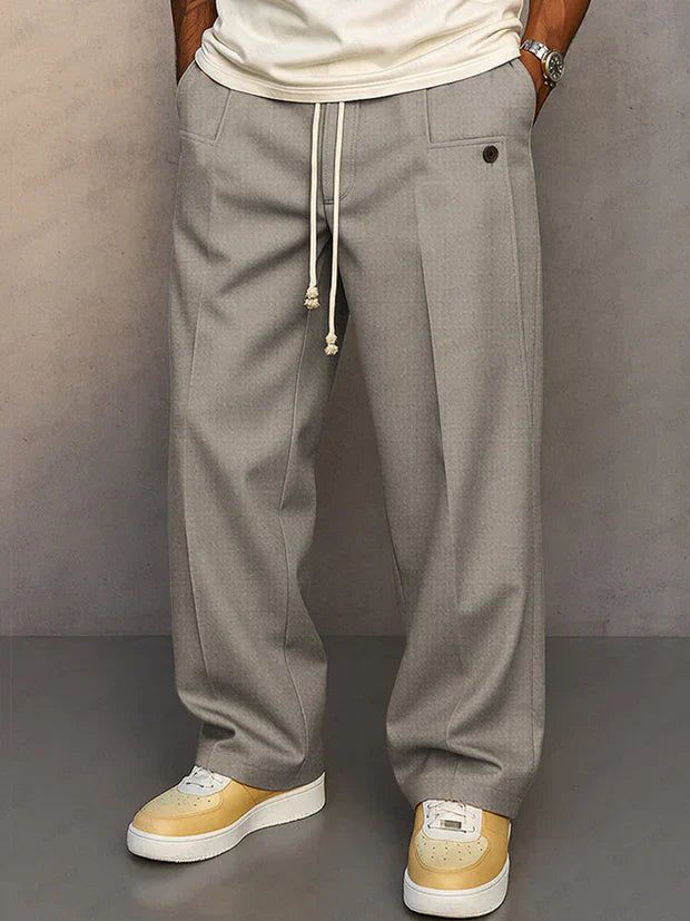 Sylvie | Men's Drawstring Trousers – Tailored Everyday Comfort