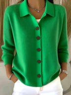 Nora | Women's V-Neck Button-Front Cardigan