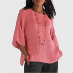 Ava | Women's Relaxed-Fit Round Neck Blouse