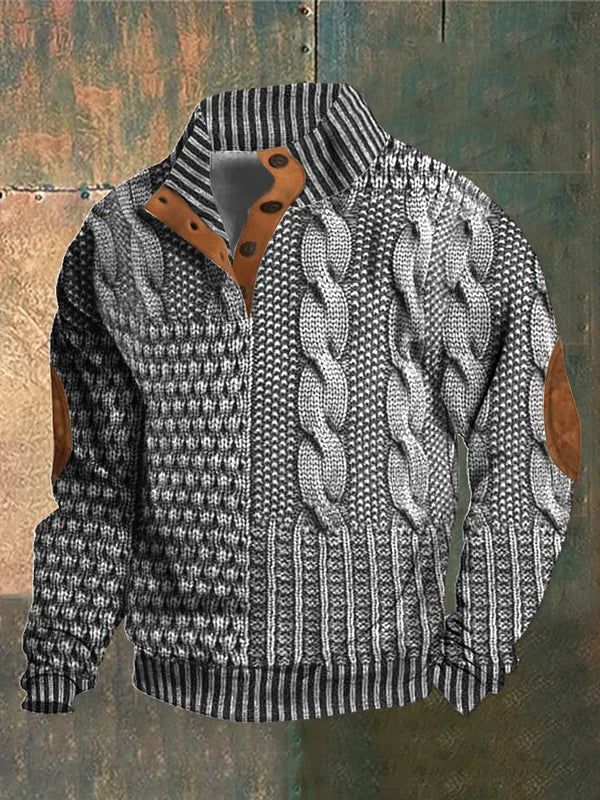 Elias | Men's Relaxed Crew Neck Winter Sweater
