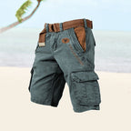 Malou | Men's Relaxed-Fit Cargo Shorts with Pockets