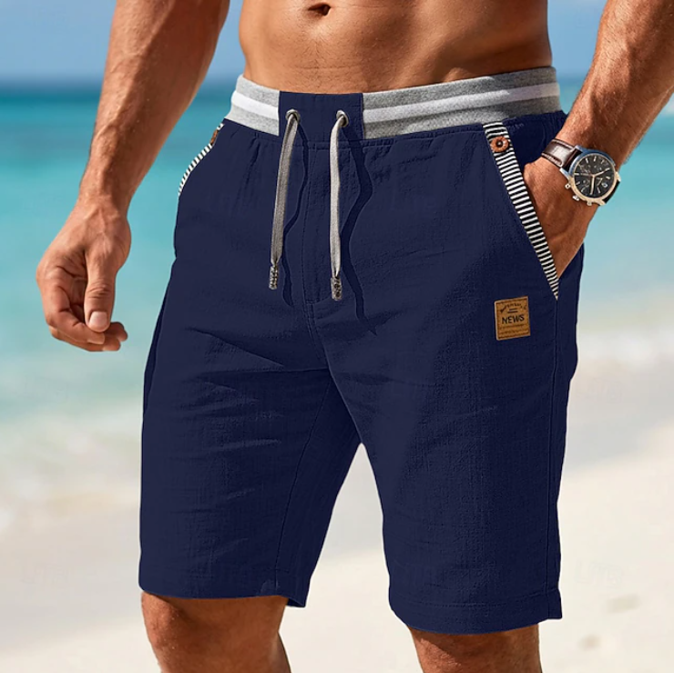 Merle | Men's Relaxed-Fit Lace-Detail Shorts – Summer