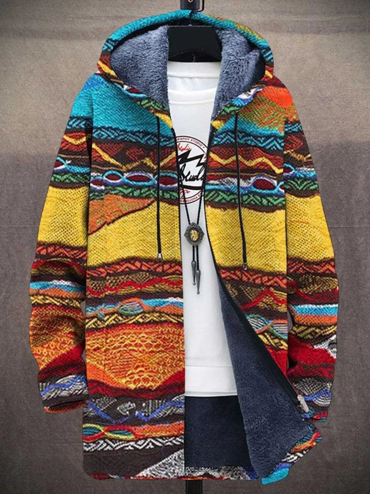 Silke | Women's Art-Print Cardigan Sweater