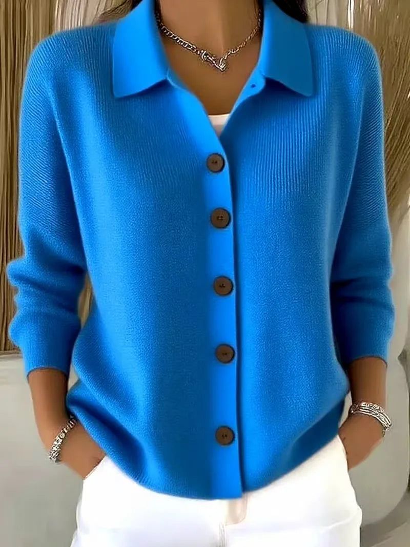 Nora | Women's V-Neck Button-Front Cardigan