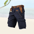 Malou | Men's Relaxed-Fit Cargo Shorts with Pockets