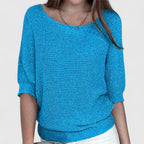 Estelle | Women's Relaxed-Fit V-Neck Knit Pullover