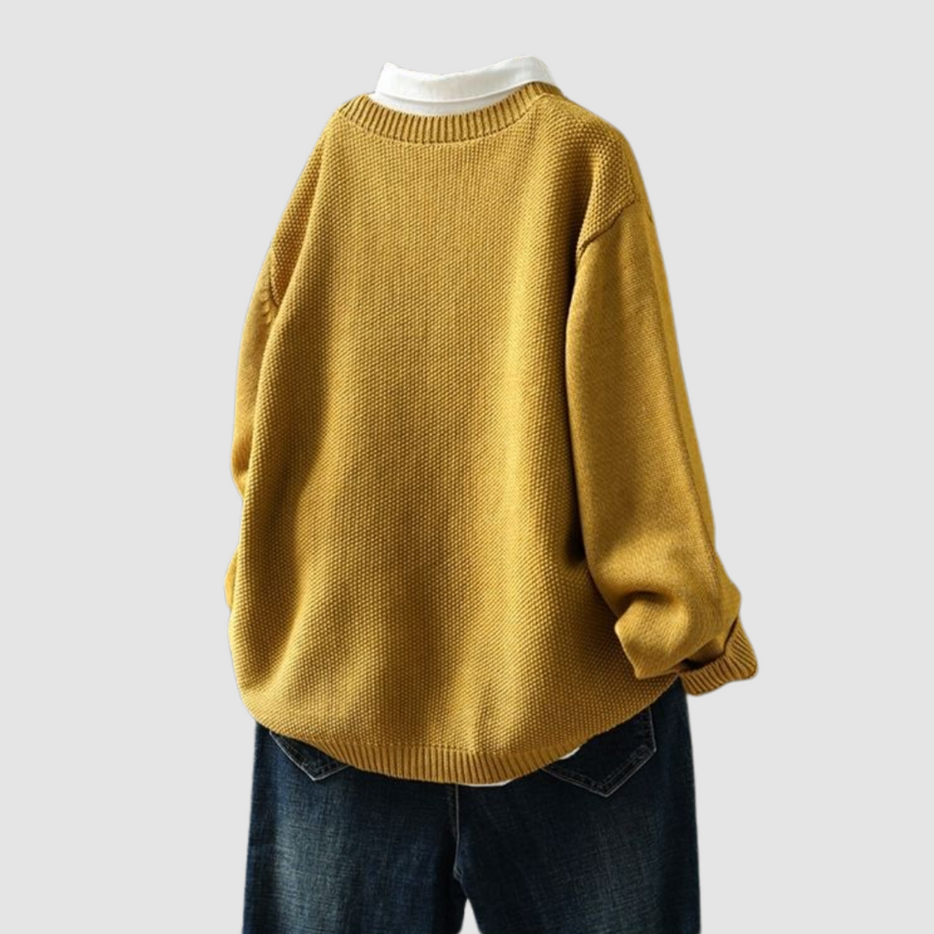 Sanne | Women's Cardigan V-Neck Chest Pocket Knit