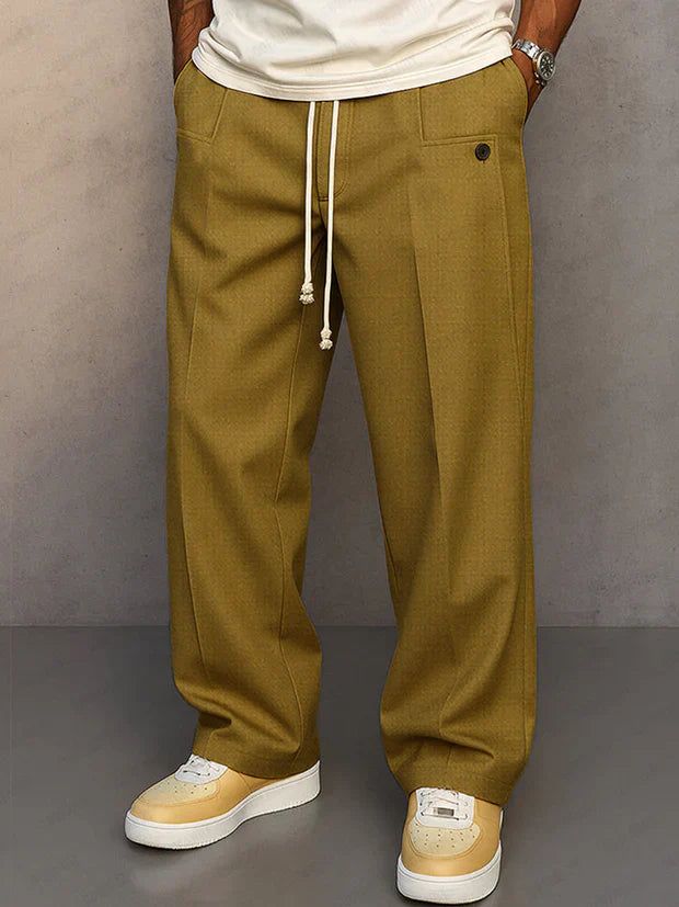 Sylvie | Men's Drawstring Trousers – Tailored Everyday Comfort