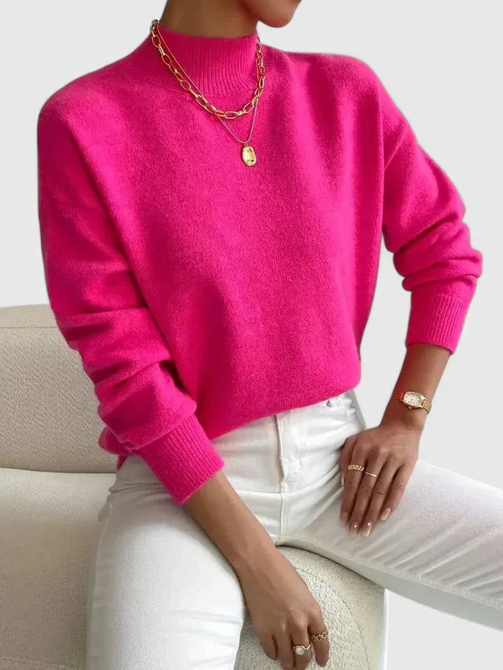 Marcha | Women's Elegant Turtleneck Knit Sweater