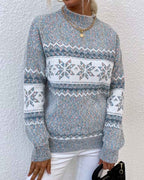 Pippa | Women's Nordic Pattern Knit Sweater