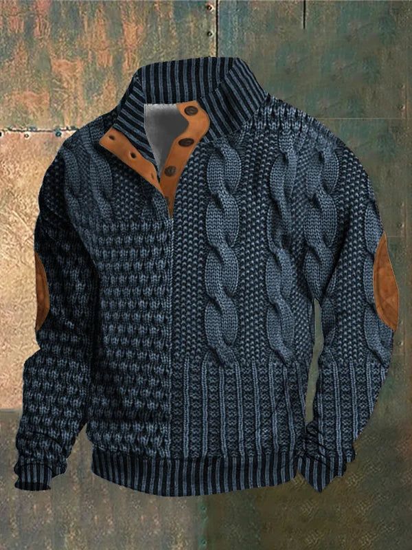 Elias | Men's Relaxed Crew Neck Winter Sweater