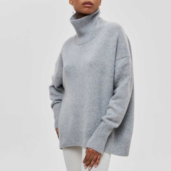 Romy | Women's Turtleneck Knit Sweater – Winter Style