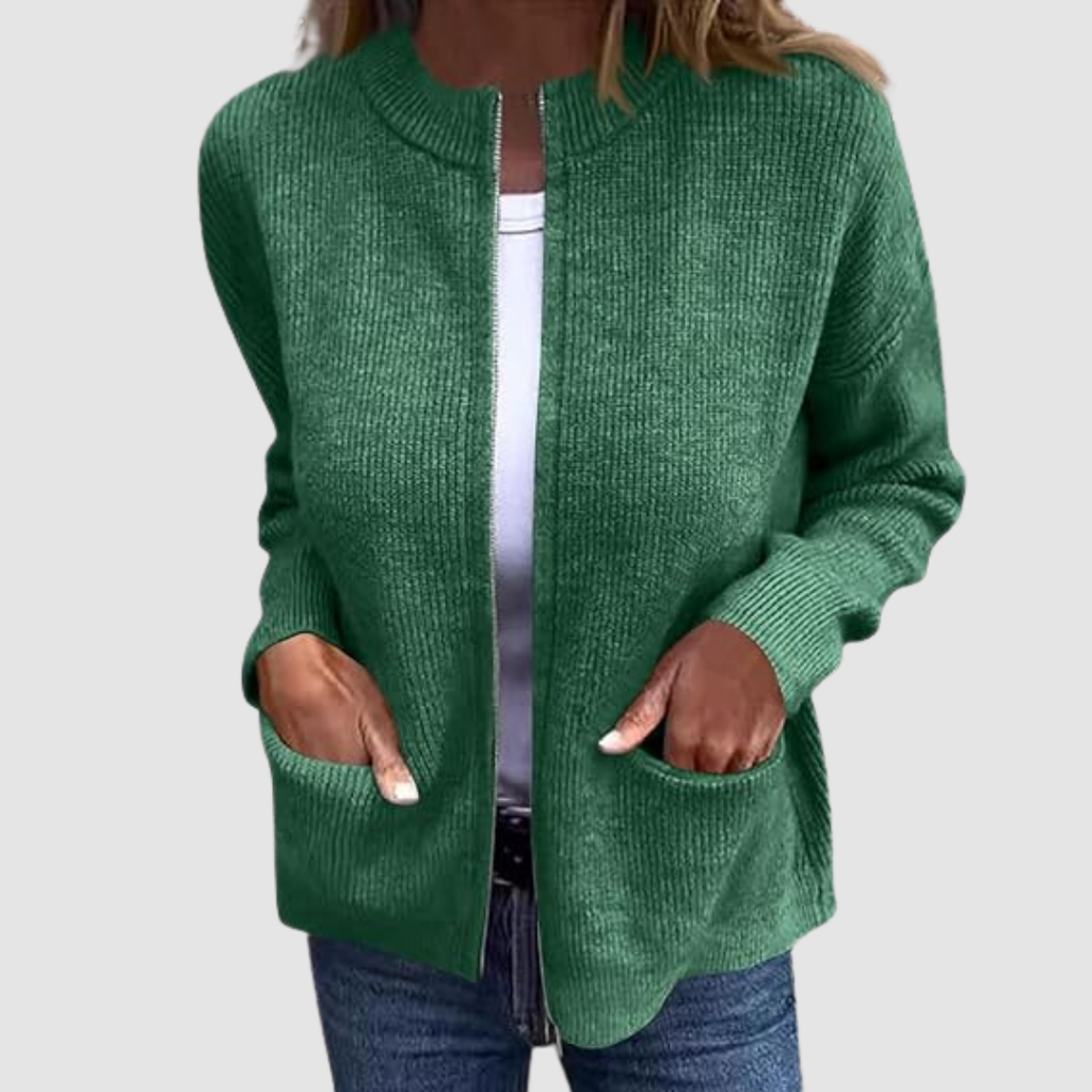 Signe | Women's Relaxed-Fit Longline Cardigan – Autumn Layering