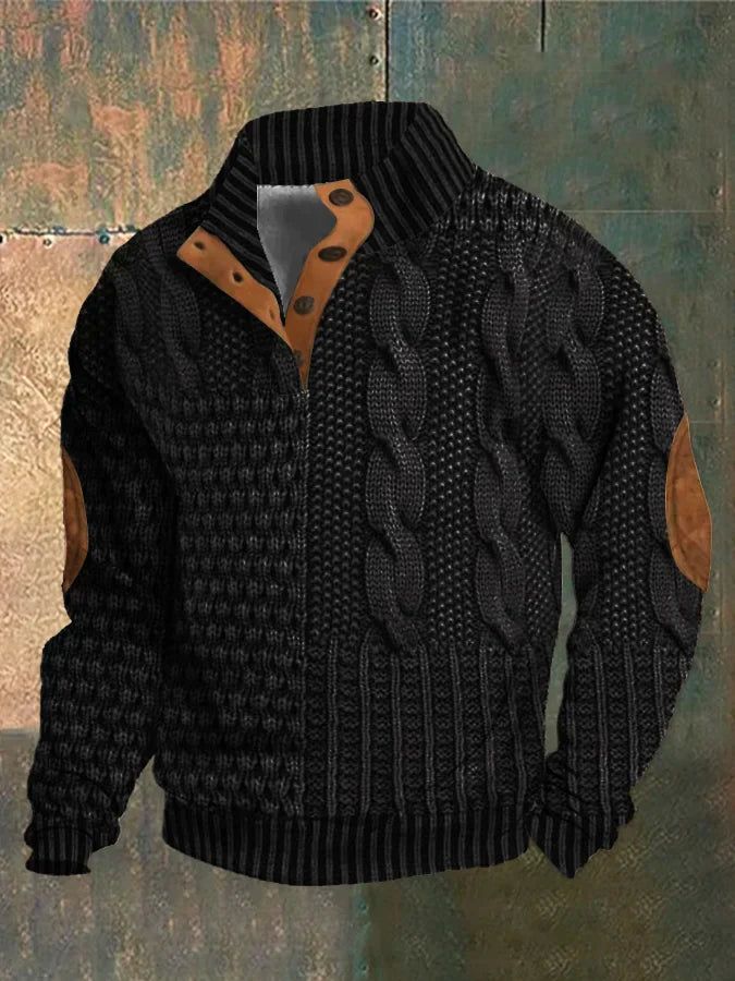 Elias | Men's Relaxed Crew Neck Winter Sweater