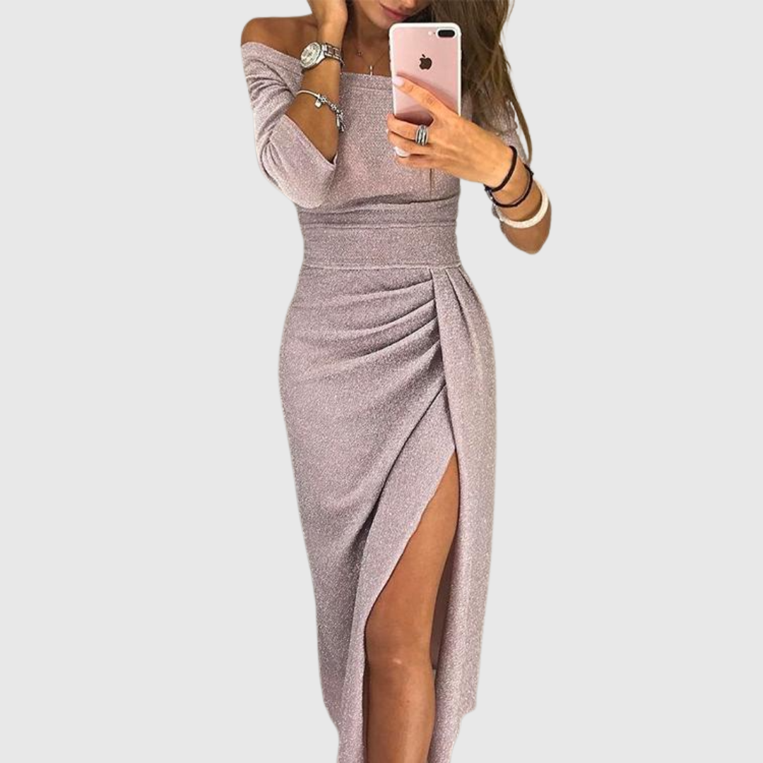 Karin | Women's Halter Neck Maxi Dress