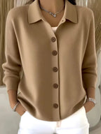 Nora | Women's V-Neck Button-Front Cardigan