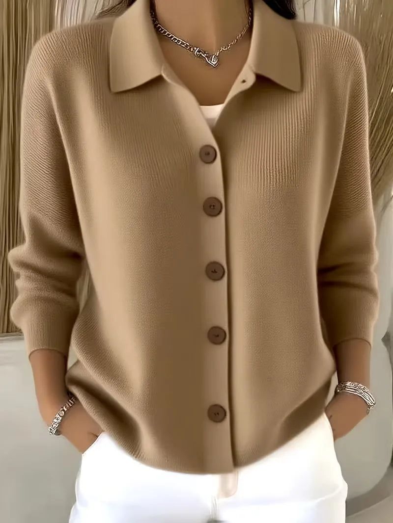 Nora | Women's V-Neck Button-Front Cardigan