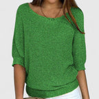 Estelle | Women's Relaxed-Fit V-Neck Knit Pullover