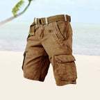 Malou | Men's Relaxed-Fit Cargo Shorts with Pockets