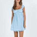 Sidonie | Women's Sweetheart Eyelet Babydoll Mini Sundress
