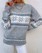 Pippa | Women's Nordic Pattern Knit Sweater