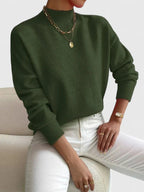 Marcha | Women's Elegant Turtleneck Knit Sweater