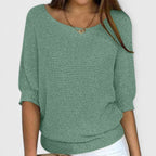Estelle | Women's Relaxed-Fit V-Neck Knit Pullover