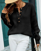 Pearl | Women's Round Neck Relaxed-Fit Sweater