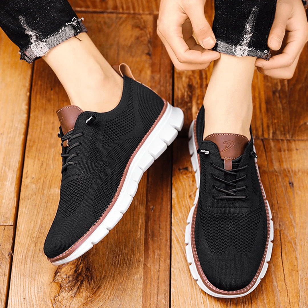 Ole | Men's Cushioned Mesh Lace-Up Sneakers